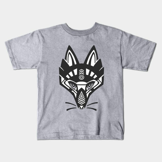 Spirit Fox Kids T-Shirt by Kosse